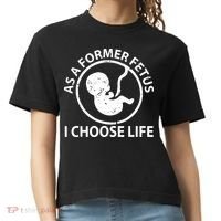 As A Former Fetus I Choose Pro Life Comfort Colors Boxy T-Shirt thumb 0