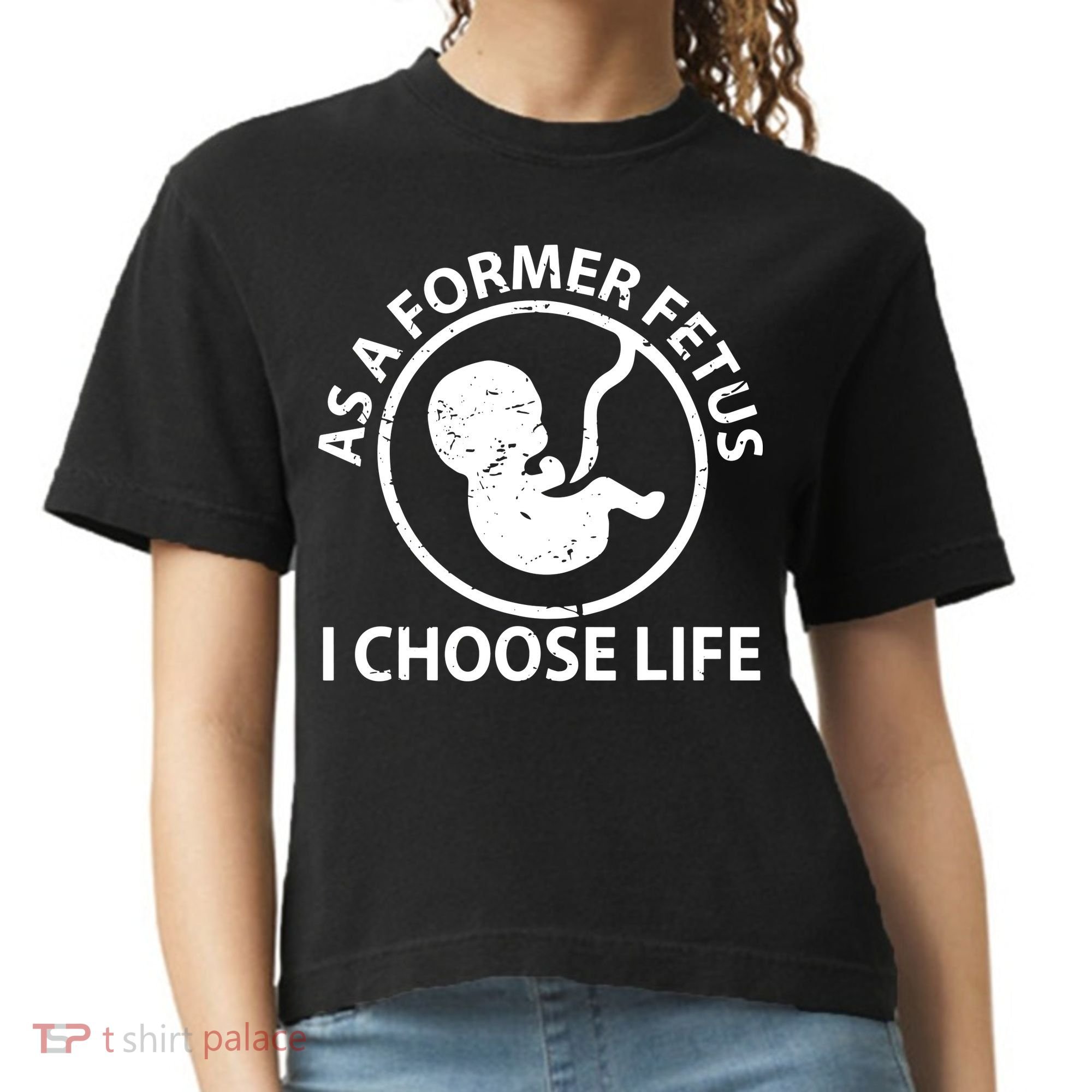 As A Former Fetus I Choose Pro Life Comfort Colors Boxy T-Shirt