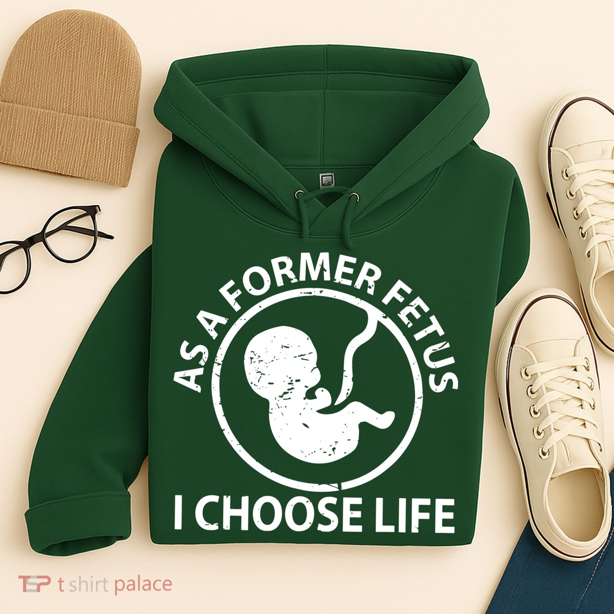 As A Former Fetus I Choose Pro Life Hoodie