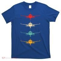 Aviation Airplane Flying Airline Funny Vintage Pilot T-Shirt thumb 0