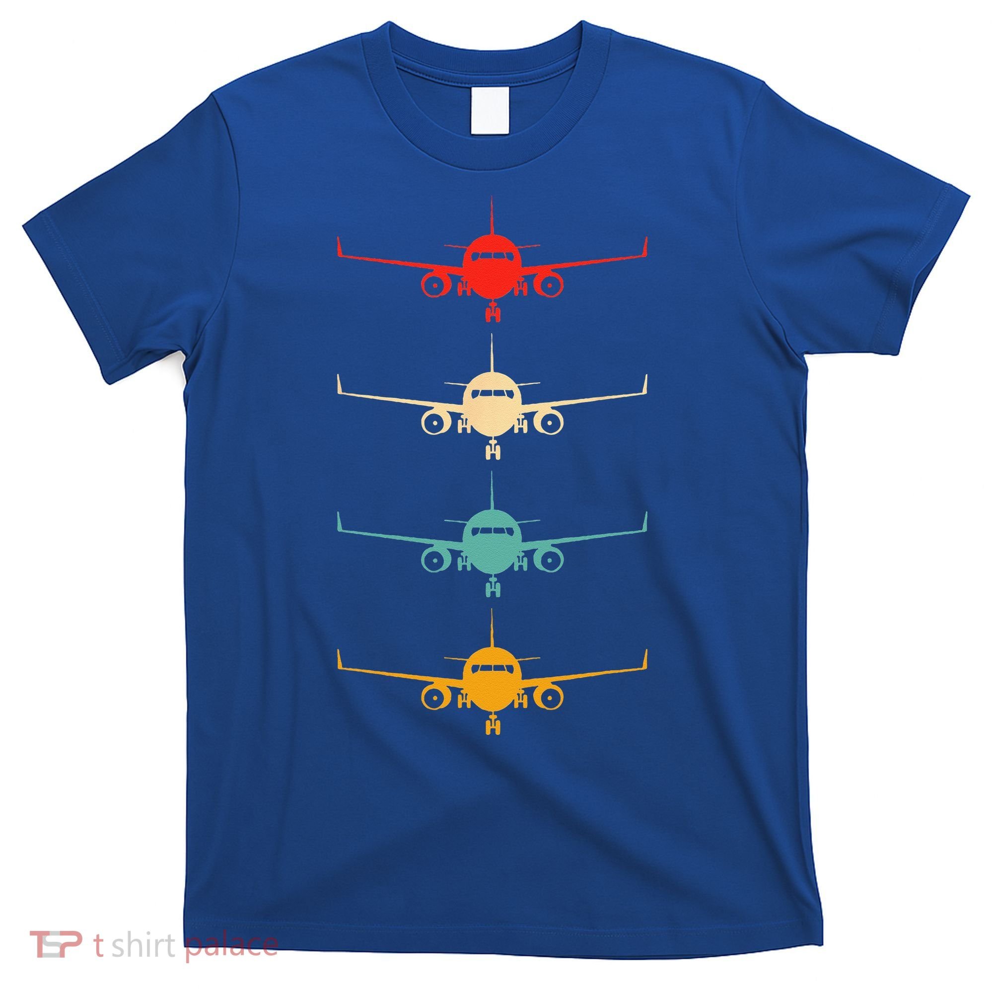 Aviation Airplane Flying Airline Funny Vintage Pilot T-Shirt