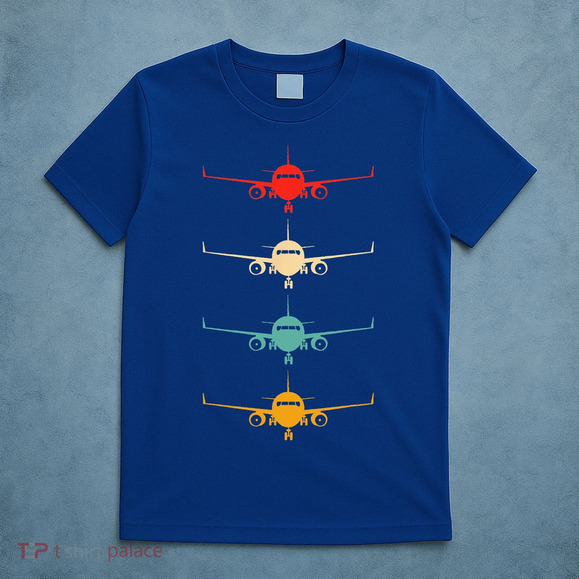 Aviation Airplane Flying Airline Funny Vintage Pilot T-Shirt