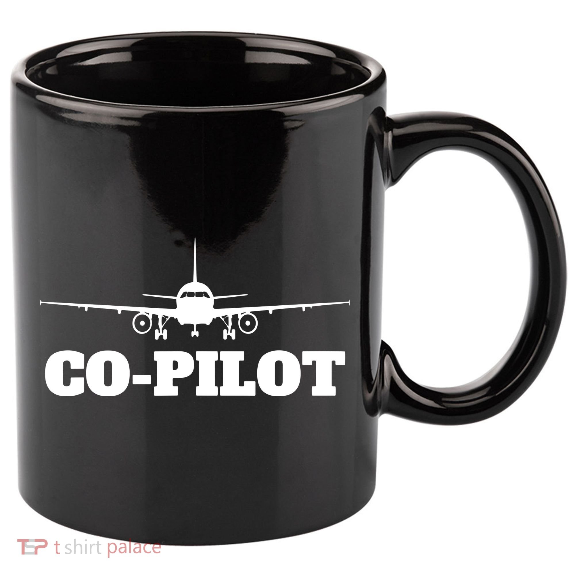 Aviation Airplane Flying Airline CoPilot Pilot Gift 11oz C Handle Ceramic Mug