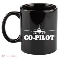 Aviation Airplane Flying Airline CoPilot Pilot Gift 11oz C Handle Ceramic Mug thumb 2