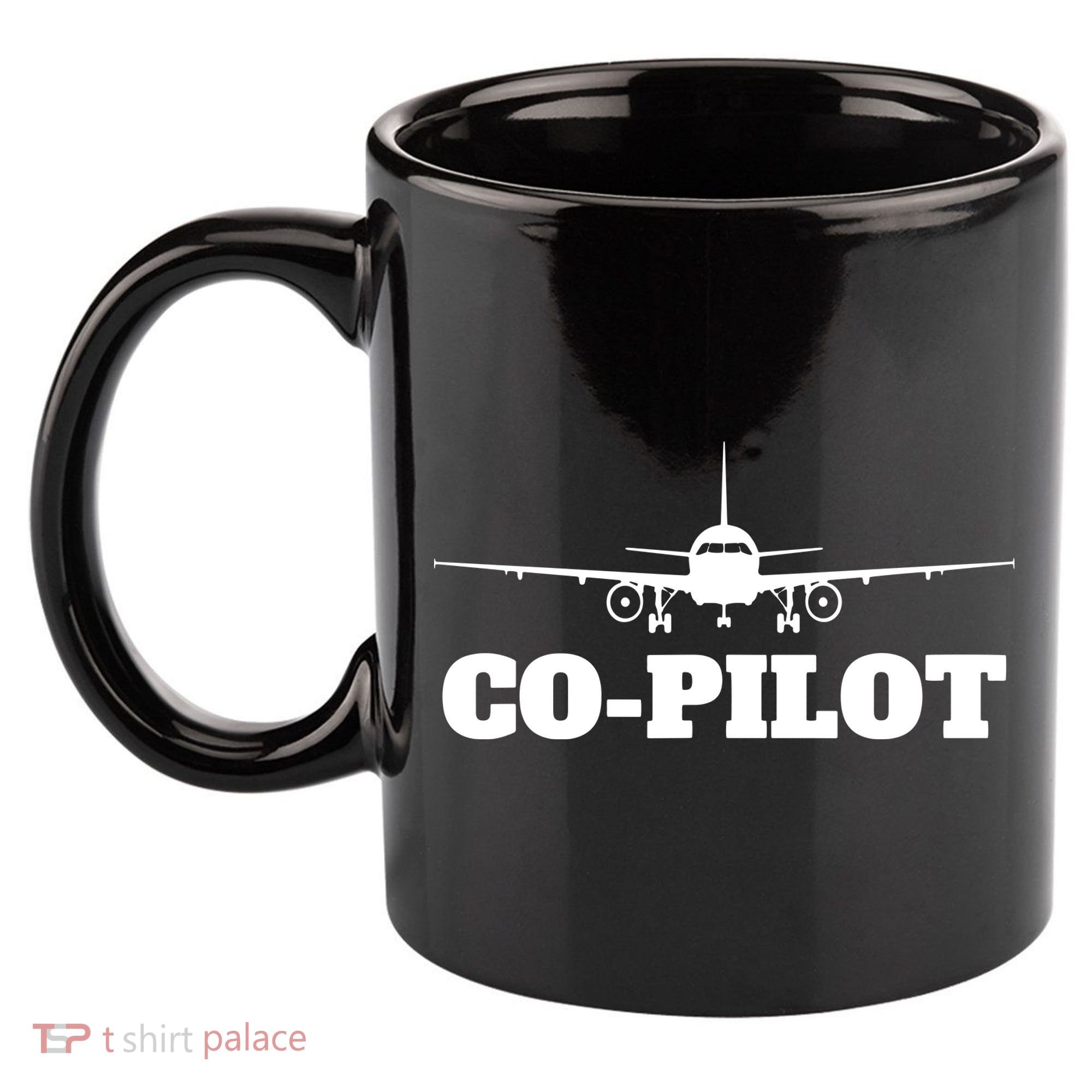 Aviation Airplane Flying Airline CoPilot Pilot Gift 11oz C Handle Ceramic Mug