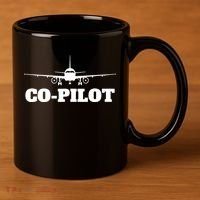 Aviation Airplane Flying Airline CoPilot Pilot Gift 11oz C Handle Ceramic Mug thumb 3