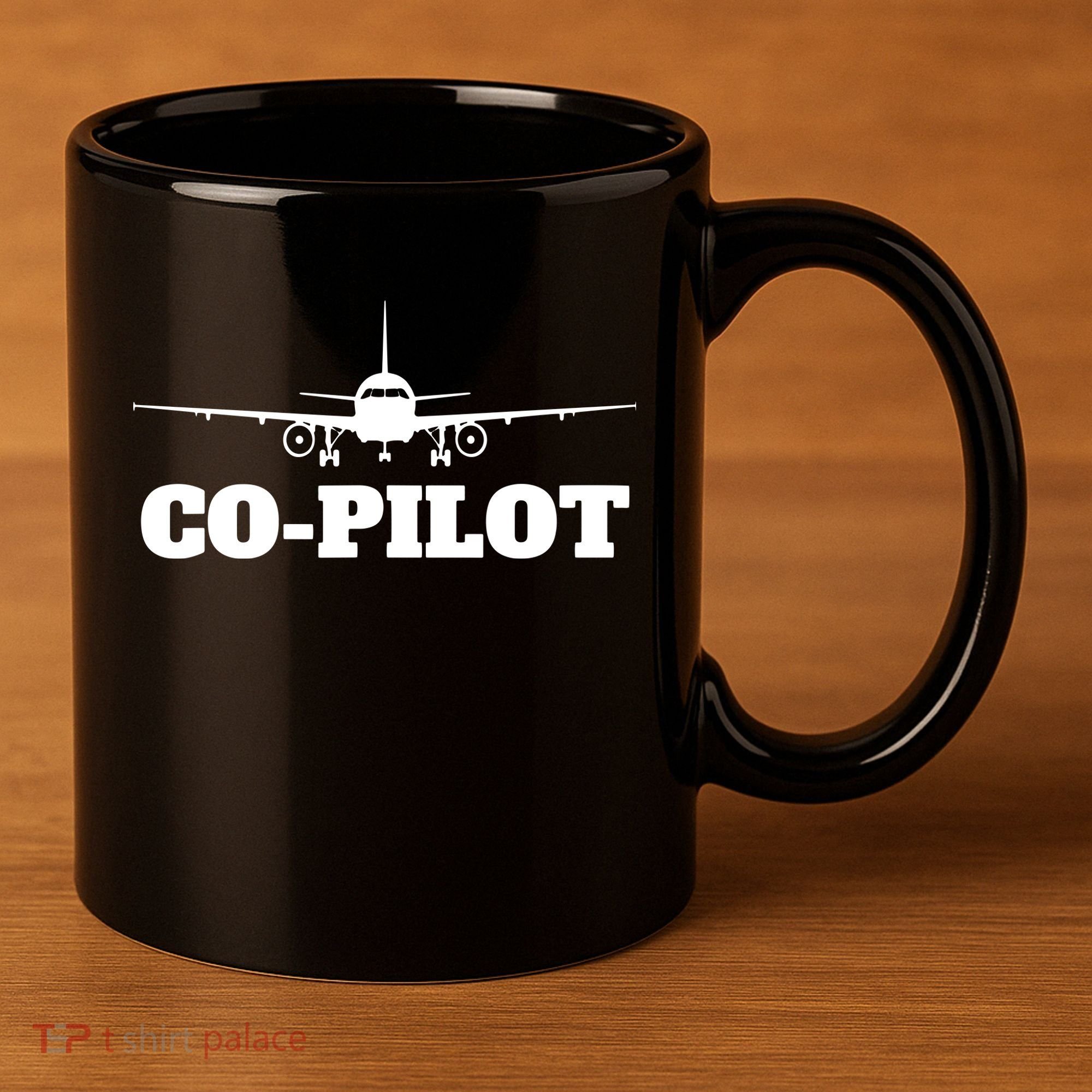 Aviation Airplane Flying Airline CoPilot Pilot Gift 11oz C Handle Ceramic Mug