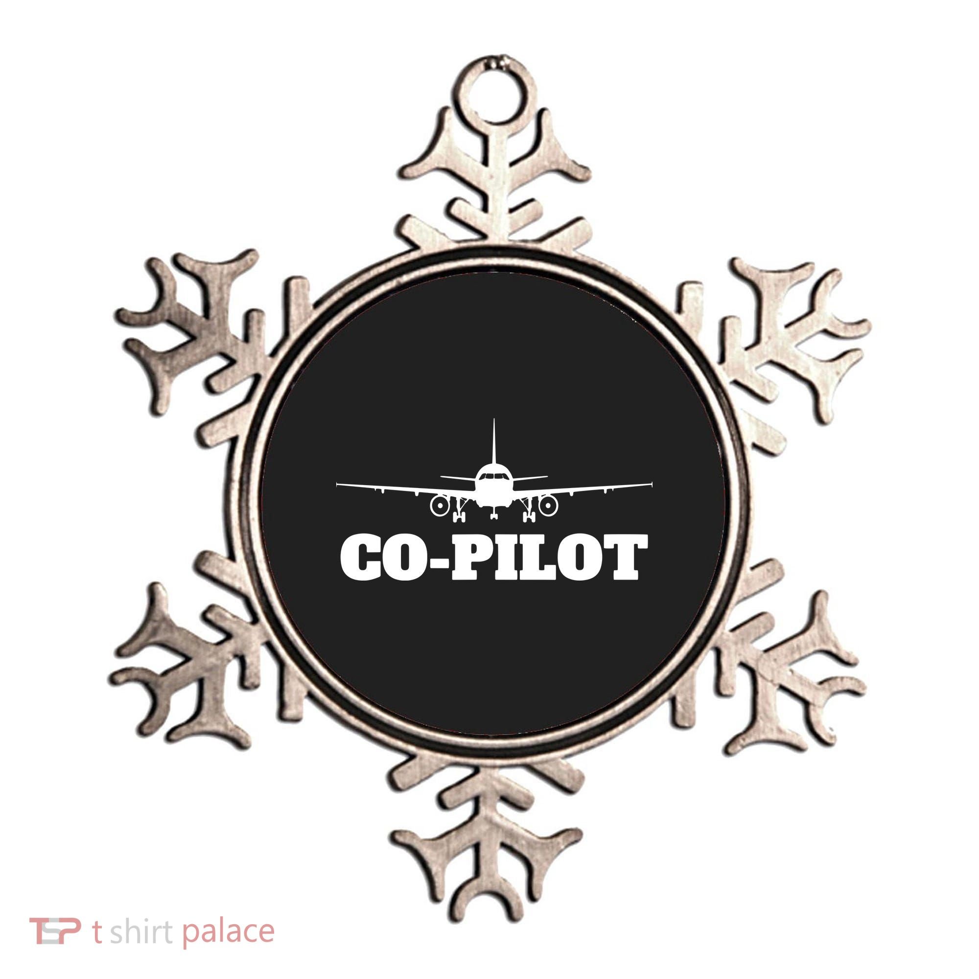 Aviation Airplane Flying Airline CoPilot Pilot Gift Ornament