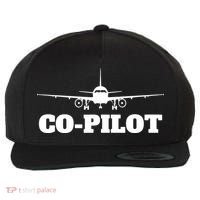 Aviation Airplane Flying Airline CoPilot Pilot Gift Wool Snapback Cap thumb 0