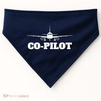 Aviation Airplane Flying Airline CoPilot Pilot Gift USA-Made Doggie Bandana