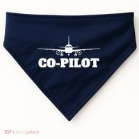 Aviation Airplane Flying Airline CoPilot Pilot Gift USA-Made Doggie Bandana thumb 0