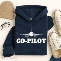 Aviation Airplane Flying Airline CoPilot Pilot Gift Hoodie thumb 4
