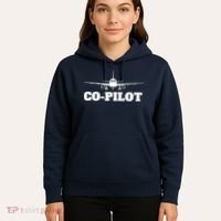 Aviation Airplane Flying Airline CoPilot Pilot Gift Hoodie thumb 5