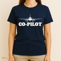Aviation Airplane Flying Airline CoPilot Pilot Gift T-Shirt thumb 4