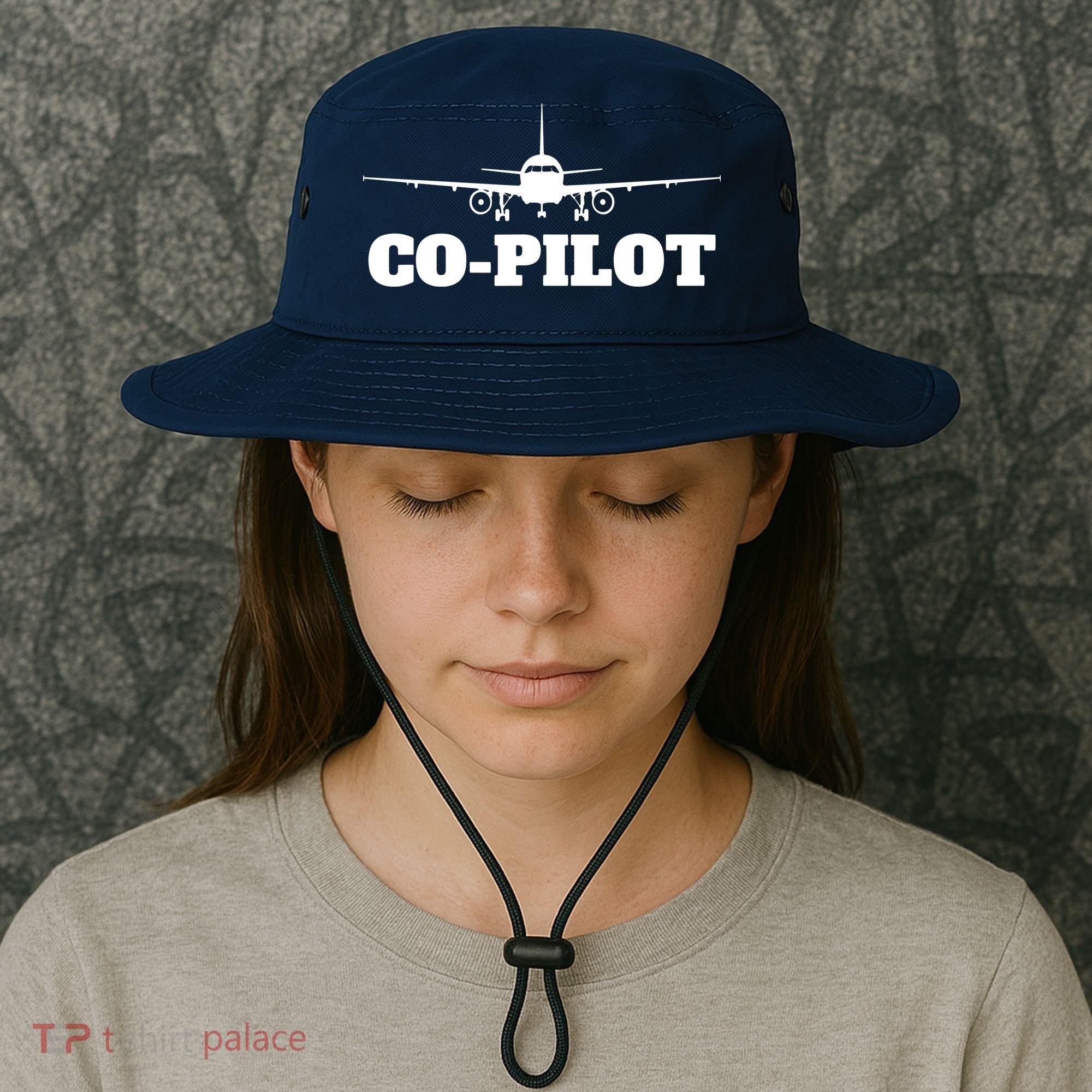 Aviation Airplane Flying Airline CoPilot Pilot Gift Bucket Hat