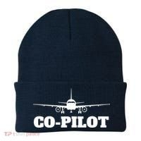 Aviation Airplane Flying Airline CoPilot Pilot Gift Beanie thumb 0
