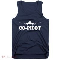 Aviation Airplane Flying Airline CoPilot Pilot Gift Tank Top thumb 0