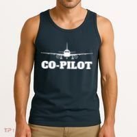 Aviation Airplane Flying Airline CoPilot Pilot Gift Tank Top thumb 3
