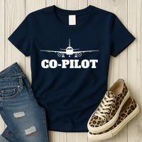 Aviation Airplane Flying Airline CoPilot Pilot Gift Women's T-Shirt thumb 3