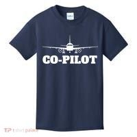 Aviation Airplane Flying Airline CoPilot Pilot Gift Kids T-Shirt thumb 0