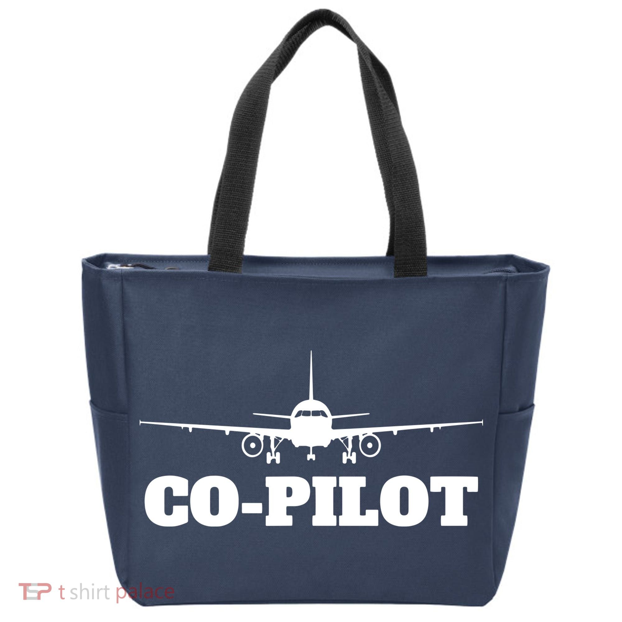 Aviation Airplane Flying Airline CoPilot Pilot Gift Tote Bag