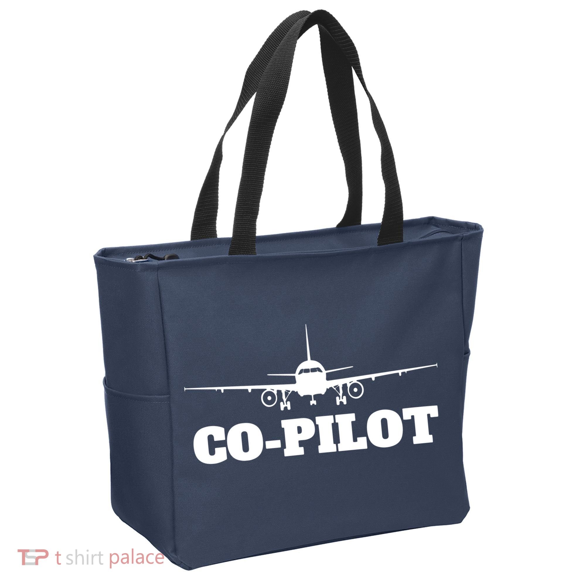 Aviation Airplane Flying Airline CoPilot Pilot Gift Tote Bag