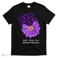 Alzheimer's Awareness Faith Hope Love T-Shirt thumb 0