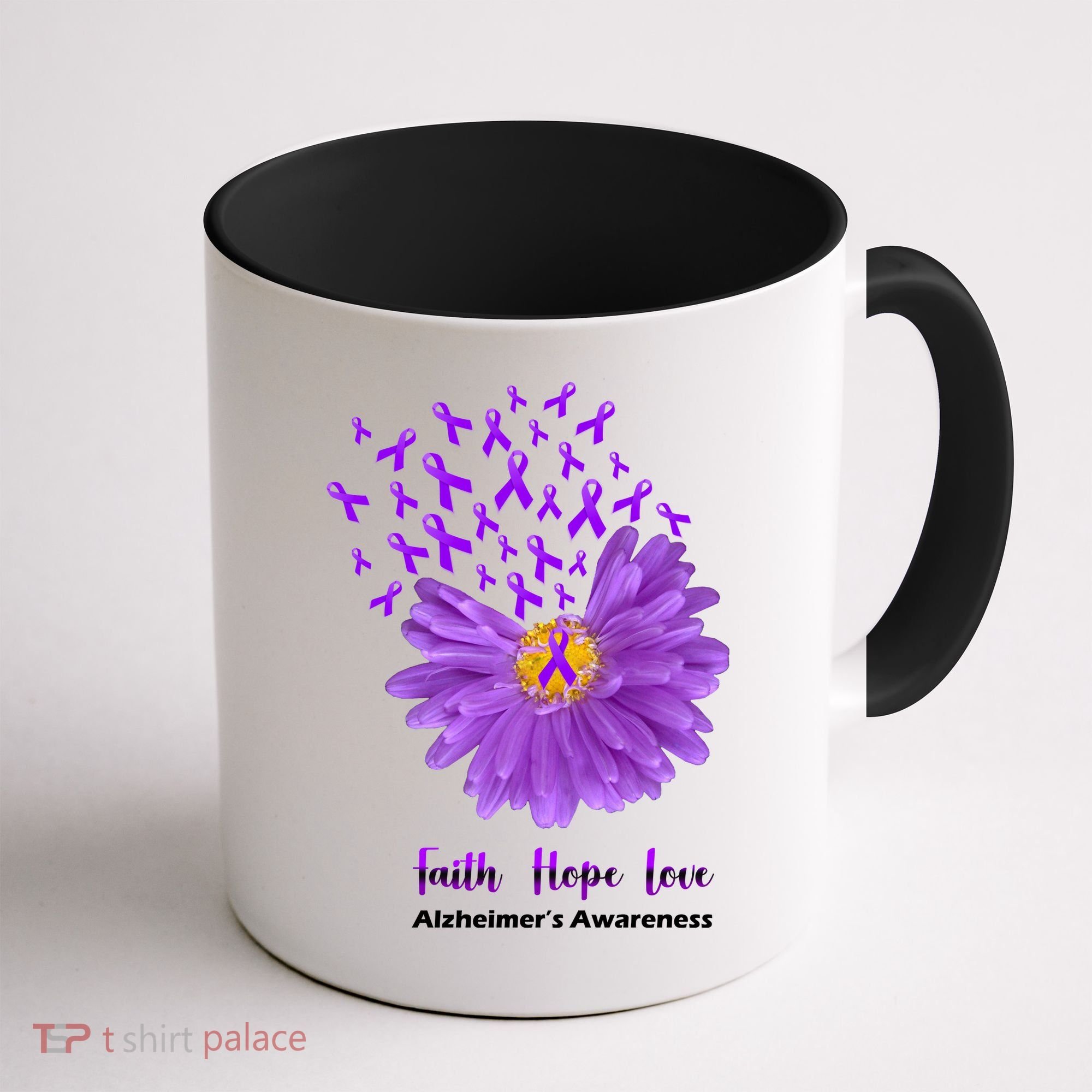Alzheimer's Awareness Faith Hope Love Coffee Mug