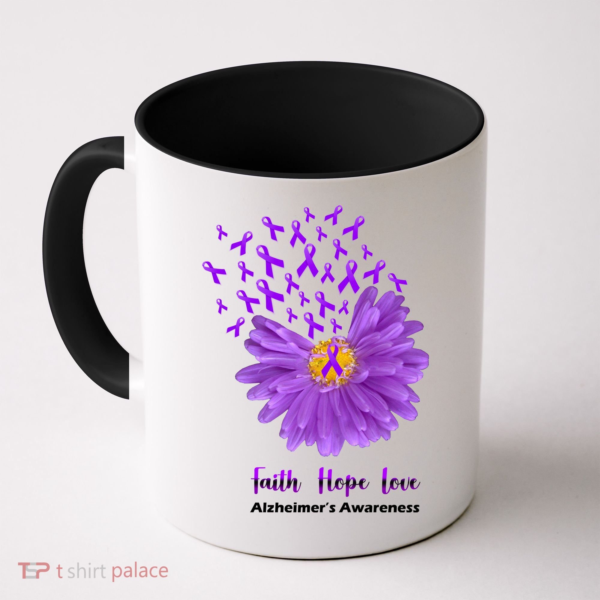 Alzheimer's Awareness Faith Hope Love Coffee Mug
