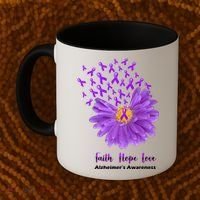 Alzheimer's Awareness Faith Hope Love Coffee Mug thumb 2