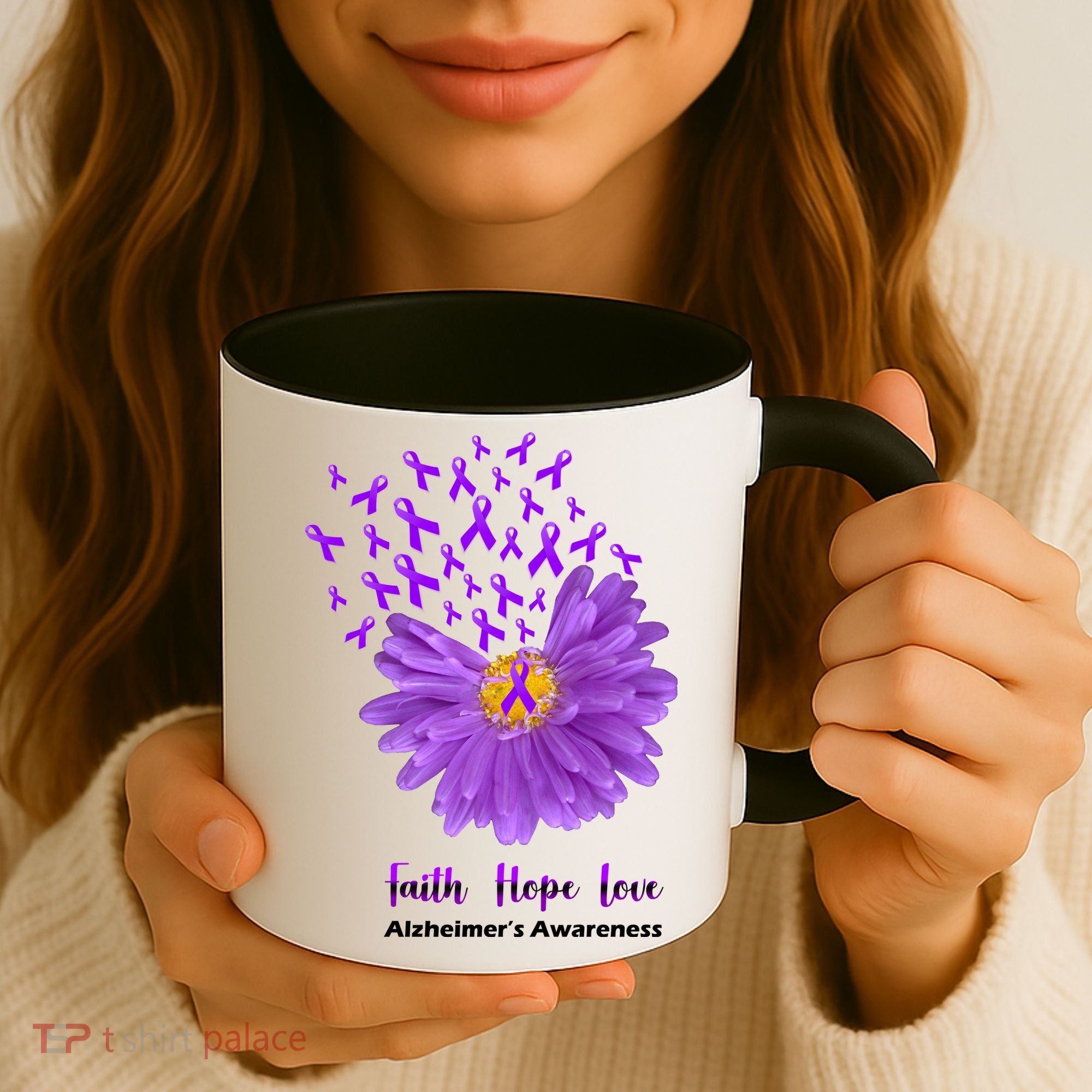 Alzheimer's Awareness Faith Hope Love Coffee Mug