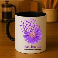 Alzheimer's Awareness Faith Hope Love Coffee Mug thumb 4