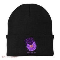 Alzheimer's Awareness Faith Hope Love Beanie thumb 0