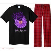 Alzheimer's Awareness Faith Hope Love Pajama Set thumb 0