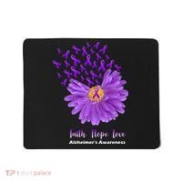 Alzheimer's Awareness Faith Hope Love Mousepad thumb 0