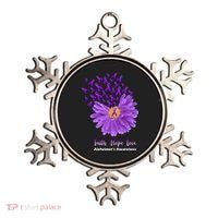 Alzheimer's Awareness Faith Hope Love Ornament thumb 0