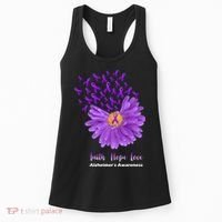 Alzheimer's Awareness Faith Hope Love Women's Tank Top thumb 0