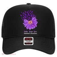 Alzheimer's Awareness Faith Hope Love Hat thumb 0