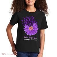 Alzheimer's Awareness Faith Hope Love Kids T-Shirt thumb 2