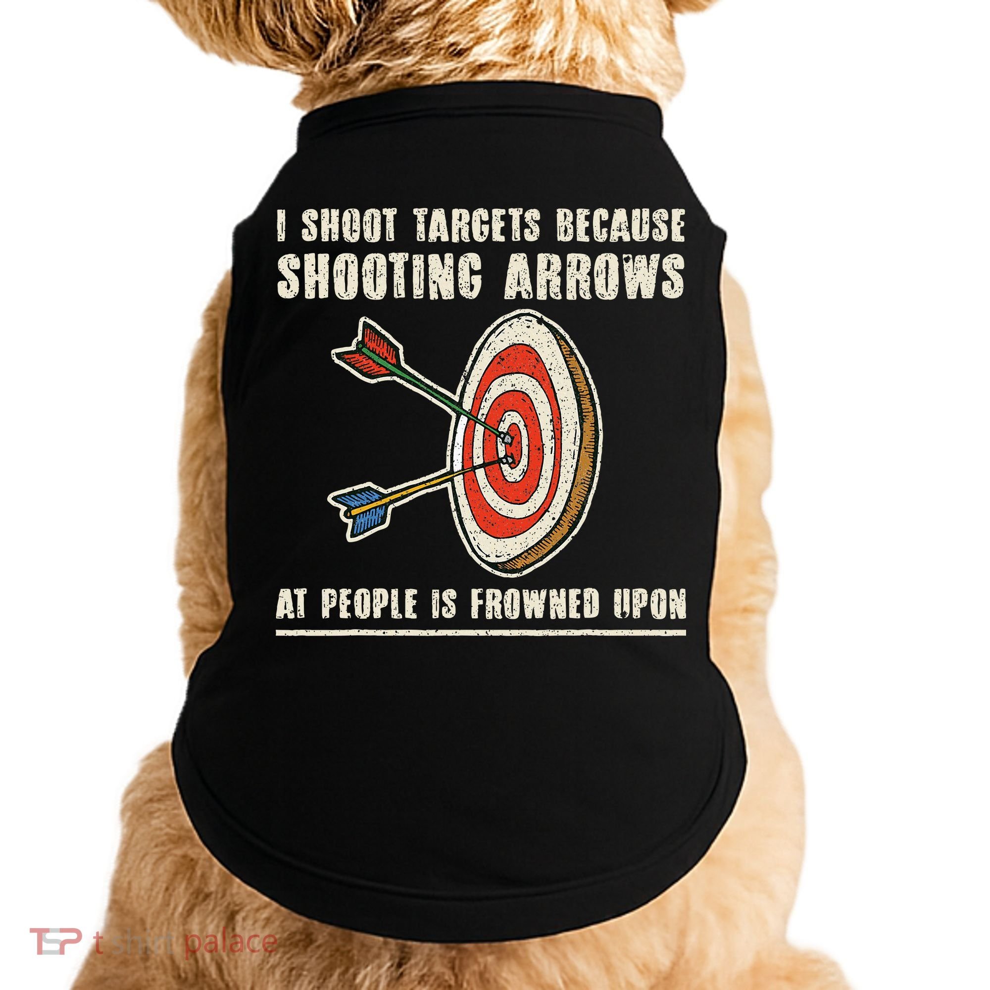 Archery Archer Funny Bowman Bow Archer Doggie Tank