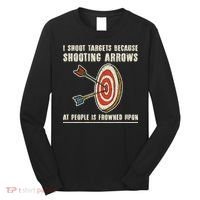 Archery Archer Funny Bowman Bow Archer Long Sleeve Shirt thumb 0