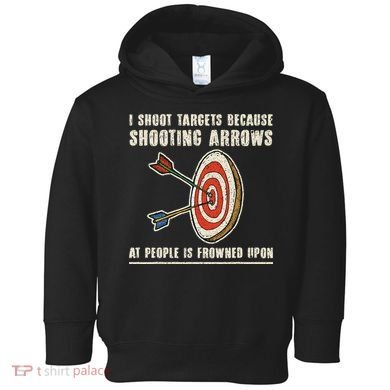Archery Archer Funny Bowman Bow Archer Toddler Hoodie