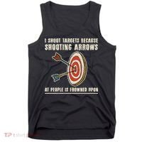 Archery Archer Funny Bowman Bow Archer Tank Top thumb 0