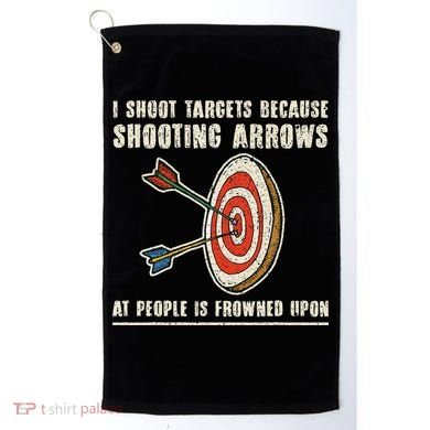 Archery Archer Funny Bowman Bow Archer Golf Towel