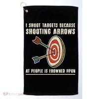 Archery Archer Funny Bowman Bow Archer Golf Towel thumb 0