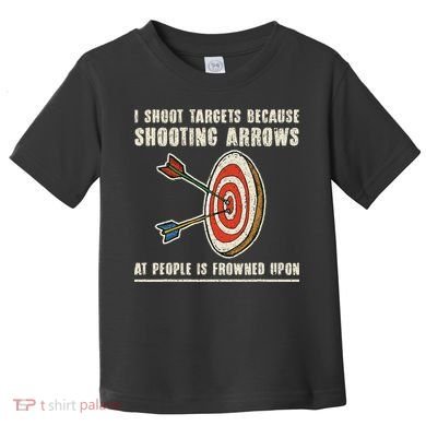 Archery Archer Funny Bowman Bow Archer Toddler T-Shirt