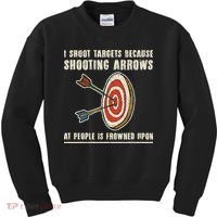 Archery Archer Funny Bowman Bow Archer Kids Sweatshirt thumb 0