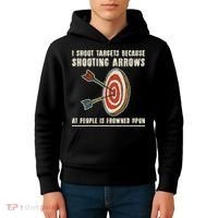 Archery Archer Funny Bowman Bow Archer Kids Hoodie thumb 4