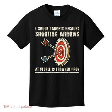 Archery Archer Funny Bowman Bow Archer Kids T-Shirt
