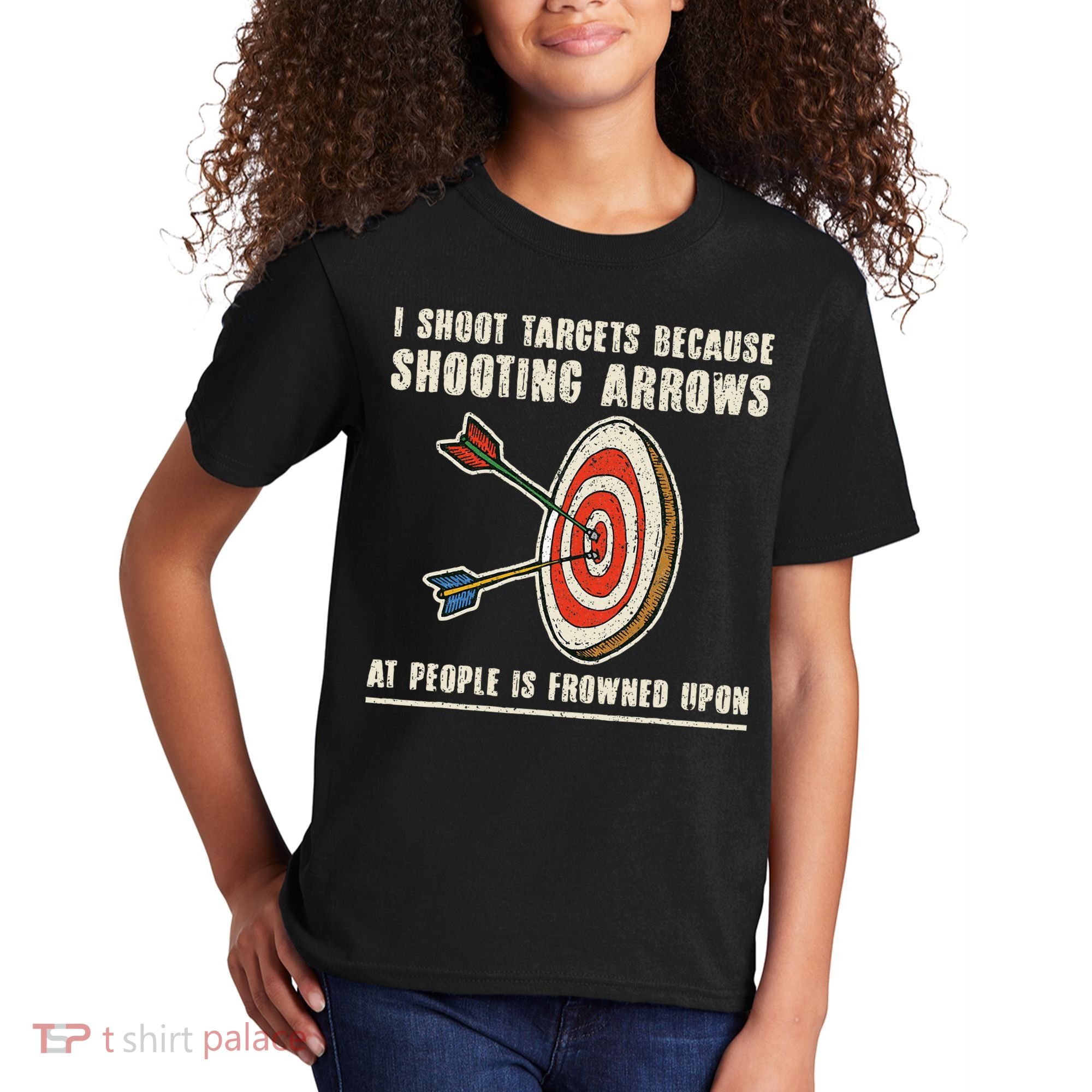 Archery Archer Funny Bowman Bow Archer Kids T-Shirt